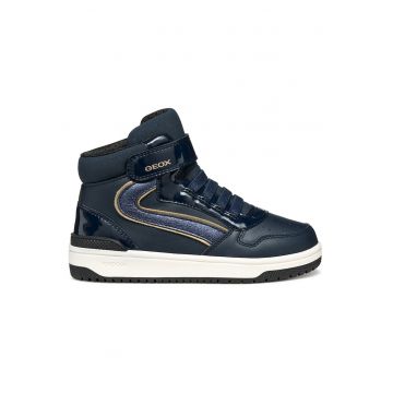 Tenisi pentru fete  piele ecologica - bleumarin