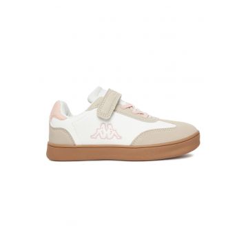 Adidasi sport copii -  inchidere velcro - alb - sintetic