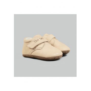 Botosei Barefoot din piele naturala - Muff - Crem