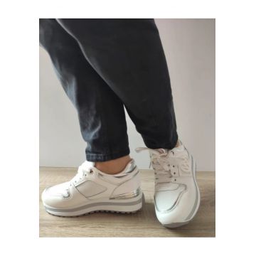 Pantofi Casual Dama  Wsc250520-2 Albi - Alb