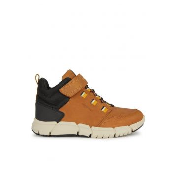 Pantofi copii  302506477 - Piele naturala/Piele nabuc - Maro