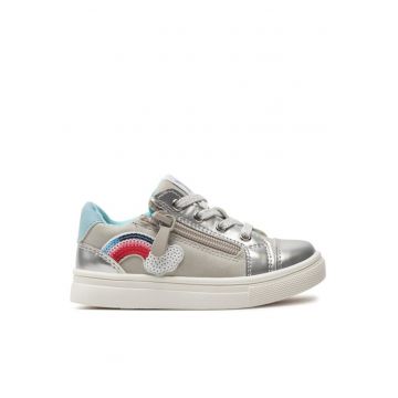 Pantofi copii  303760120 - Piele ecologica/Textil - Argintiu