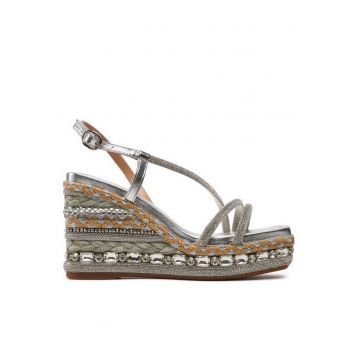 Pantofi dama  303772178 - Piele naturala - Argintiu