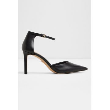 Pantofi din piele cu toc si varf ascutit Merlo