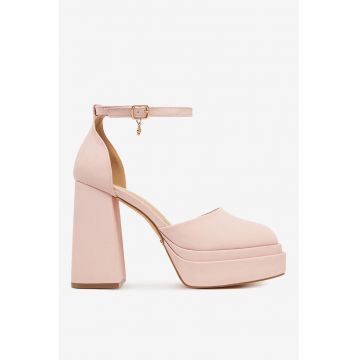Pantofi Sintetic Roz - Marca