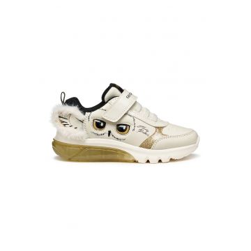 Pantofi sport cu imprimeu si velcro