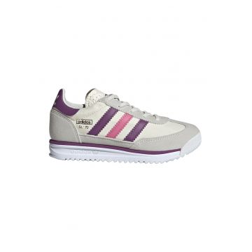 Pantofi sport SL 72 RS cu insertii din plasa - Violet/Alb murdar/Roz