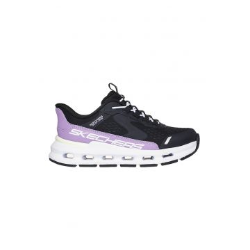 Pantofi sport slip-ins Glide-Step Vista Lane - Negru/Lila/Alb optic