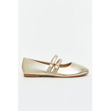 Balerini de piele ecologica cu barete