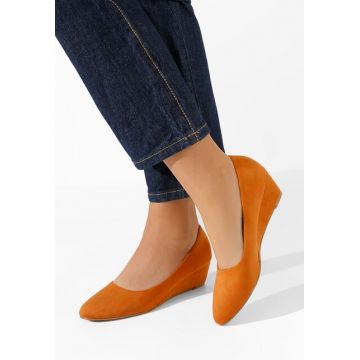 Pantofi cu platforma Orsola camel