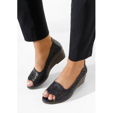 Pantofi dama piele Amabella navy