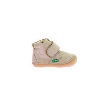 Pantofi de piele cu velcro