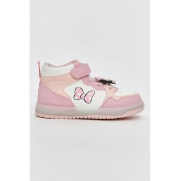 Pantofi de piele ecologica cu Minnie Mouse