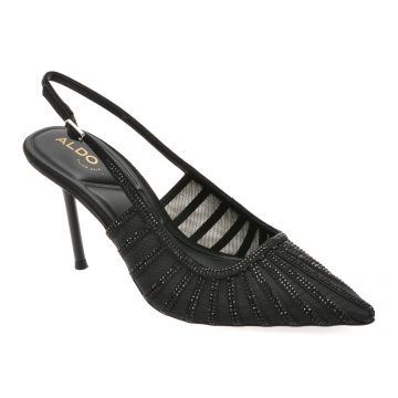 Pantofi eleganti ALDO negri, ELUSE 001, din material textil
