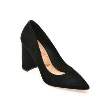 Pantofi eleganti ALDO negri, JAVABRIRYN 007, din piele intoarsa