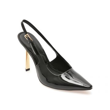 Pantofi eleganti ALDO negri, MARYSA 001, din piele ecologica lacuita