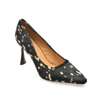 Pantofi eleganti EPICA negri, 5L106, din piele naturala