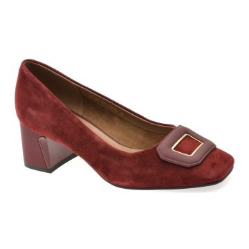 Pantofi eleganti EPICA visinii, 4F5156, din piele intoarsa