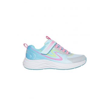 Pantofi sport cu velcro si aspect colorblock - pentru alergare Go Run - Albastru deschis