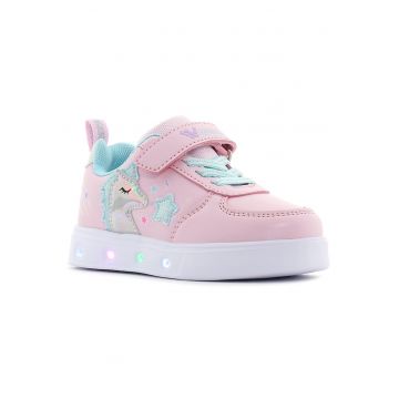 Pantofii pentru bebeluși  - Alastor roz intermitent