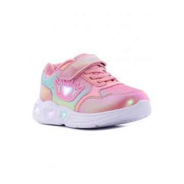 Pantofii roz pal pentru bebeluși  - Regina