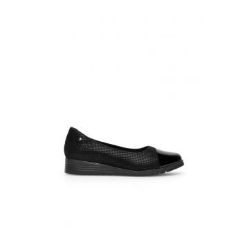Balerini dama -  590559 - Piele naturala - Negru -