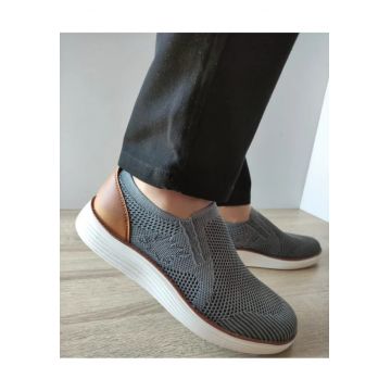 Pantofi Casual Barbati  Y190 Gri - Gri
