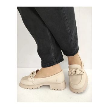 Pantofi Casual Dama  140001A 03-N Bej - Bej