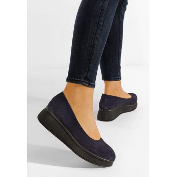 Pantofi cu platformă albastri Cantoria V2