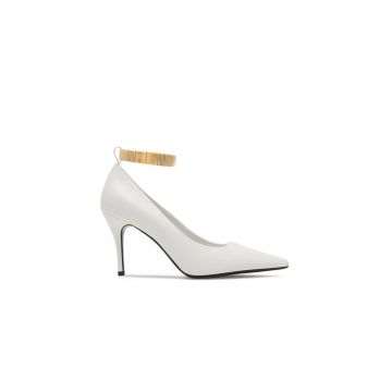 Pantofi dama -  590559 - Piele naturala - Alb -