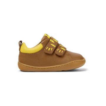 Pantofi din piele cu velcro Peu Cami 8499