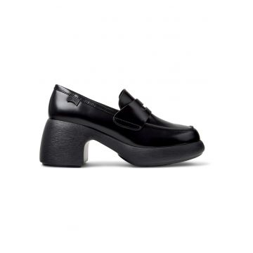 Pantofi loafer din piele cu toc Thelma II