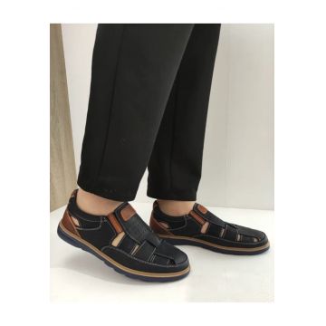 Pantofi Perforati Barbati  777 - Albastru