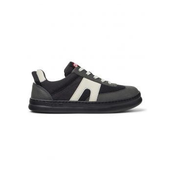Pantofi sport de piele Runner Four - Negru/Gri