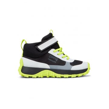 Pantofi sport inalti din material textil Drift Trail - Alb/Negru