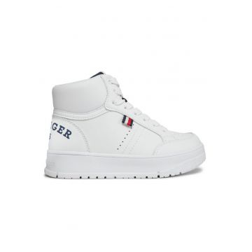Pantofi Sport  logo High top Lace up sneaker-T3X9-33362-1355X336