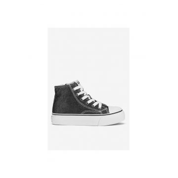 Tenisi fete  5905588718895 - Textil - Negru - Negru
