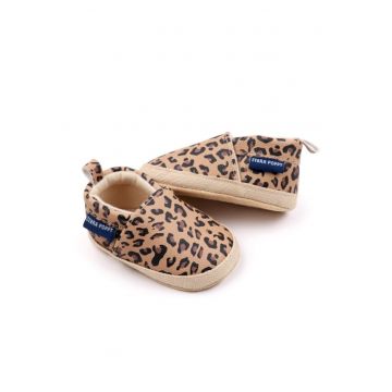 Balerini  Cu Imprimeu Leopard - Casual - Piele ecologica - Fete - Fara inchidere - Maro