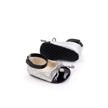 Pantofi  Cu Fundita - Casual - Piele ecologica - Fete - Velcro
