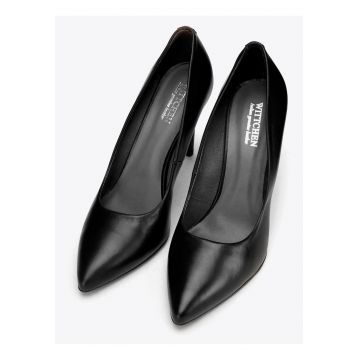 Pantofi dama -  tocuri inalte - piele naturala - negru
