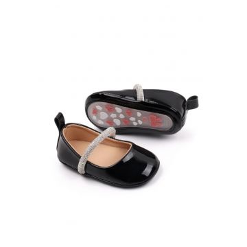 Pantofi  Model AL 13202 din lac - Fete - Negru