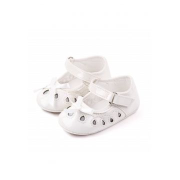 Pantofi  Model AL 15589 din lac - Piele ecologica - Alb