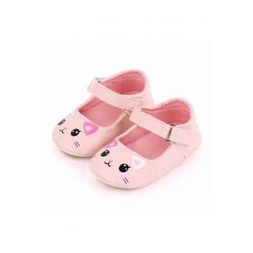 Pantofi  Model AL 15626 pisicuta - Piele ecologica - Roz