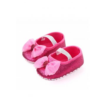 Pantofi  Model AL 15763 cu sclipici - Textil - Roz