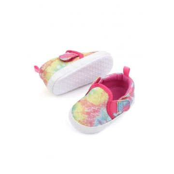 Pantofi SuperBaby - Model AL 13554 - Textil - Fete - 6-9 luni - Multicolor -
