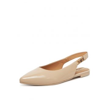 Balerini dama -  piele naturala - bej