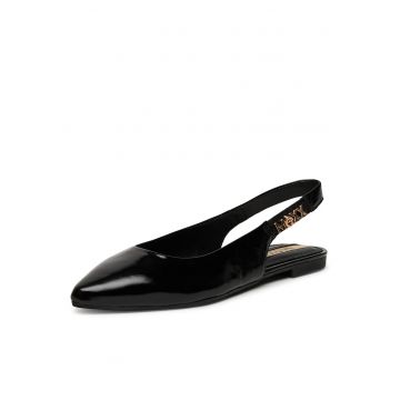 Balerini dama -  piele naturala - negru -