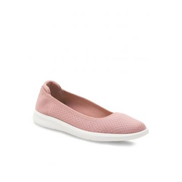 Balerini dama -  textil - roz -