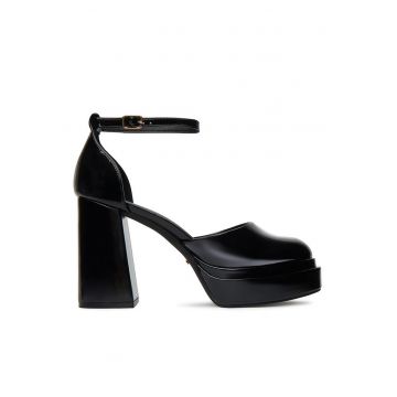 Botine dama LW85478-6 -  Textil - Negru -