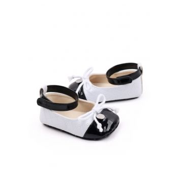 Pantofi  Cu Fundita - Casual - Piele ecologica - Fete - Velcro